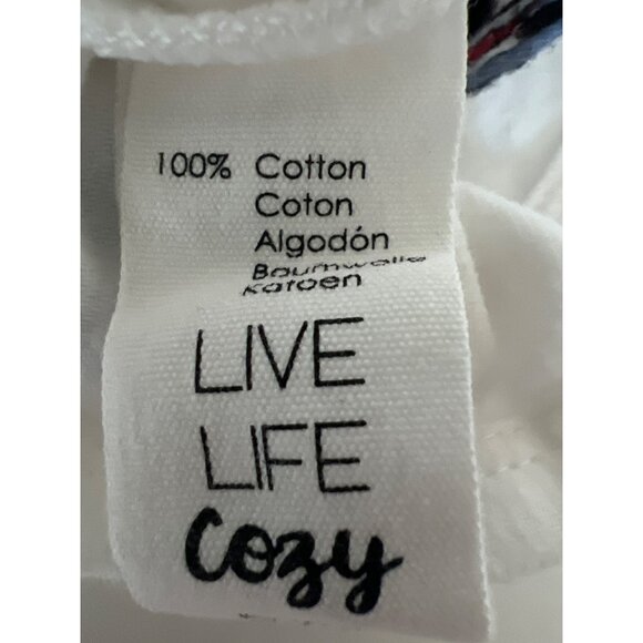 P.J. Salvage Flannel Ski Dog Print Pajama Shorts - Picture 6 of 6